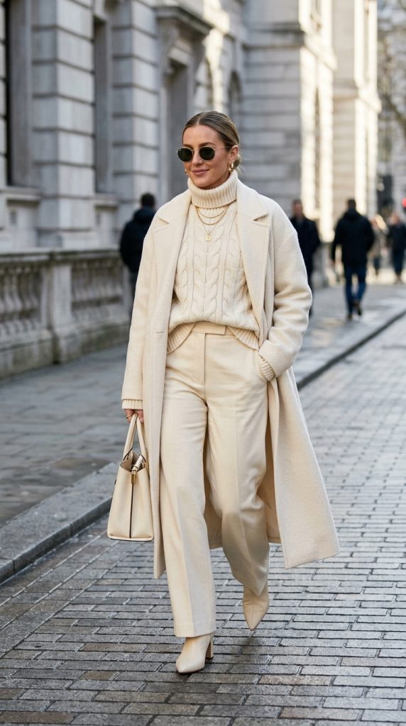 Cream Winter Sophistication