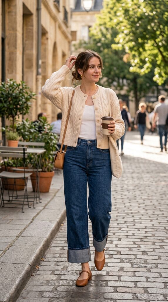  Cropped Cardigan