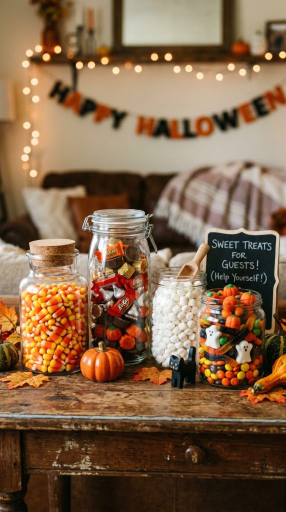 Display Glass Candy Jars