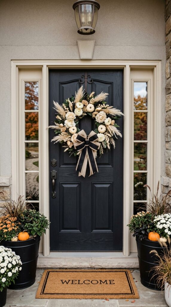 Elegant Halloween Wreath