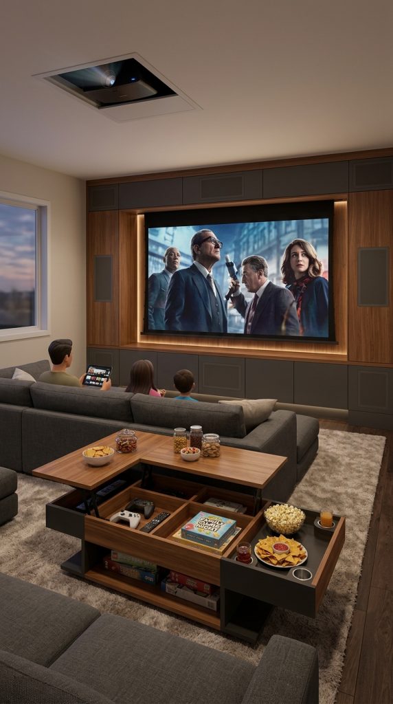 Entertainment-Focused Conversation Pit