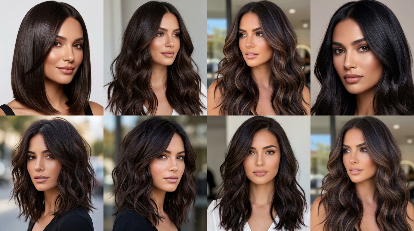 Espresso Brunette Hair Ideas