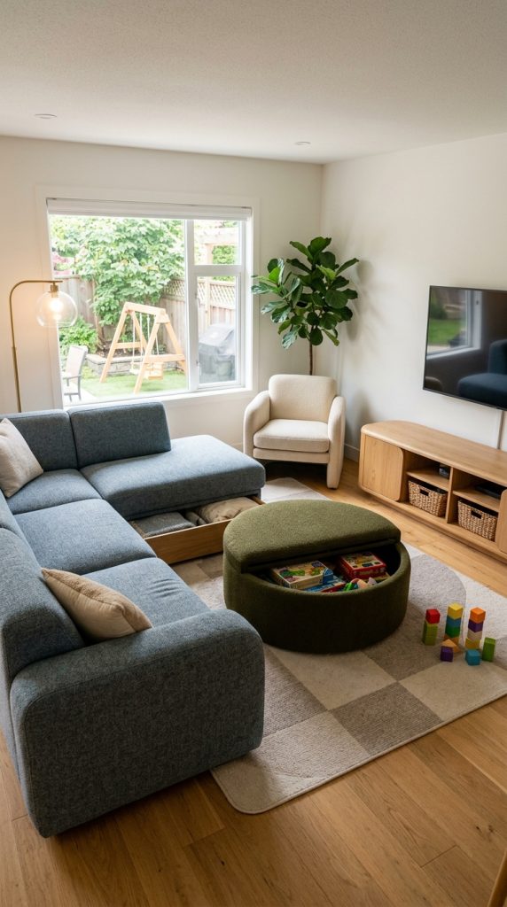 Family-Friendly Conversation Pit