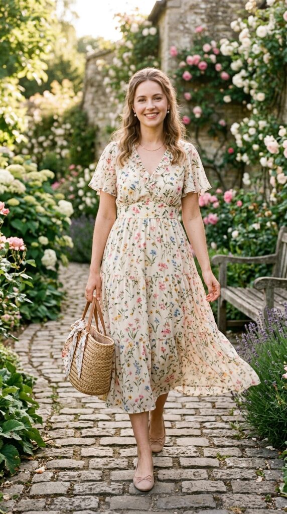 Floral Midi Dress