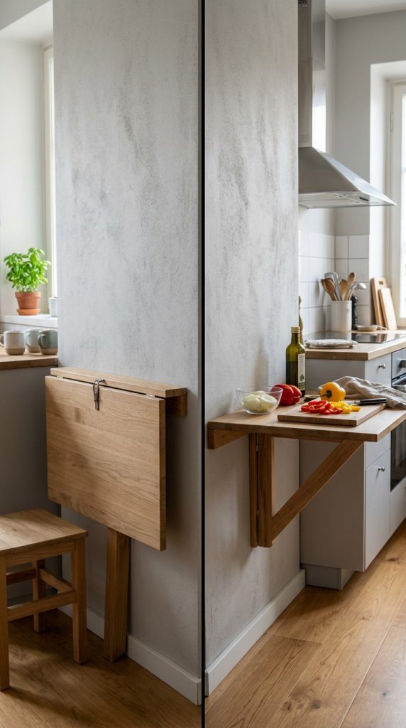 Fold-Down Countertop