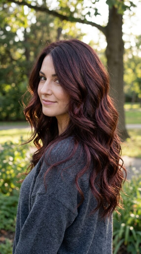 Glossy Chocolate Waves