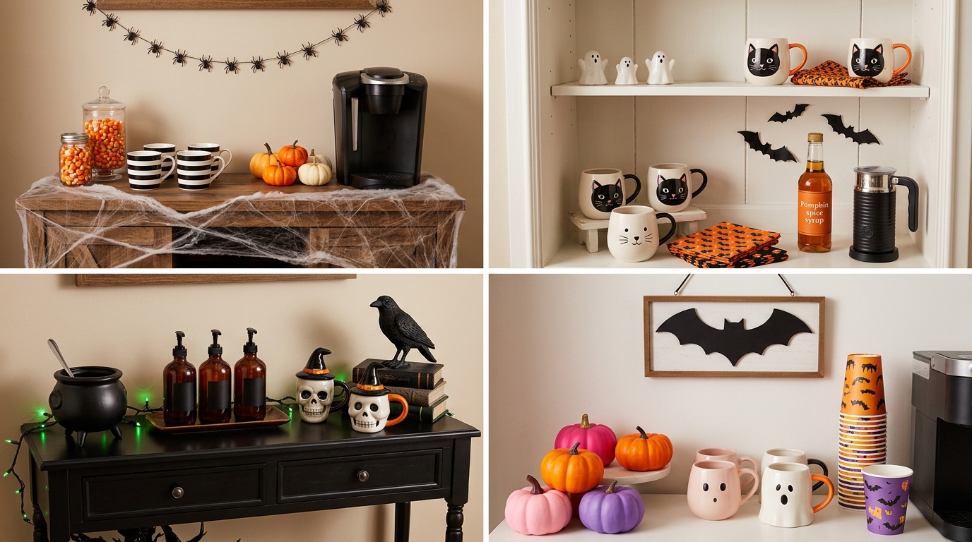 Halloween Coffee Bar Ideas