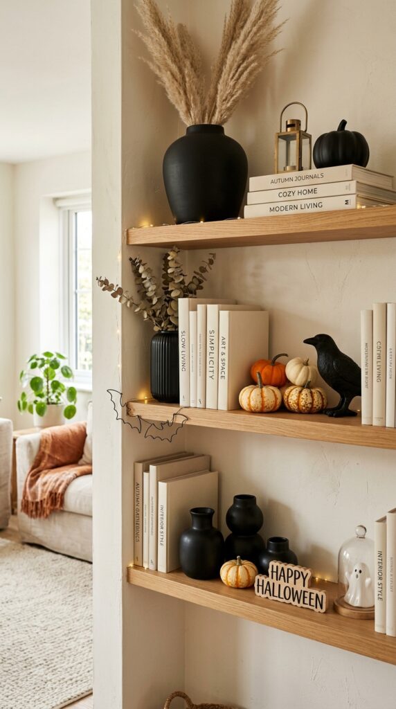 Halloween Shelf Decor