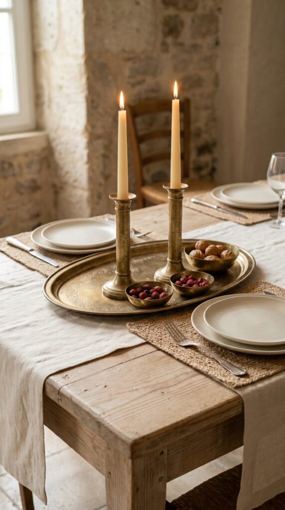 Include Vintage Brass Accents