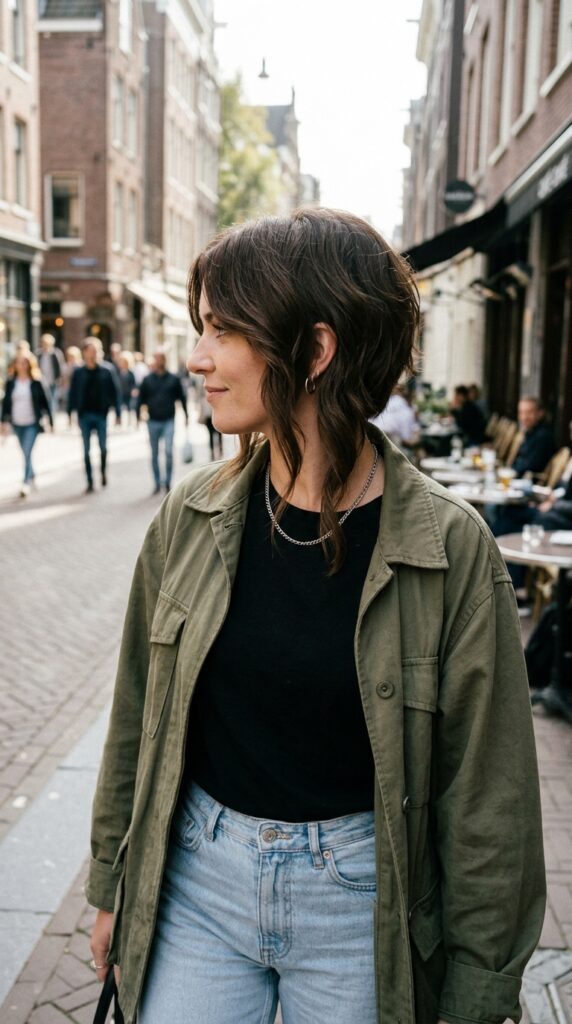 Inverted Lip-Length Bob