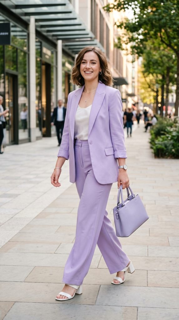 Lavender Modern Monochrome