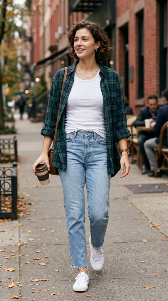 Layer with a Button-Up Shirt