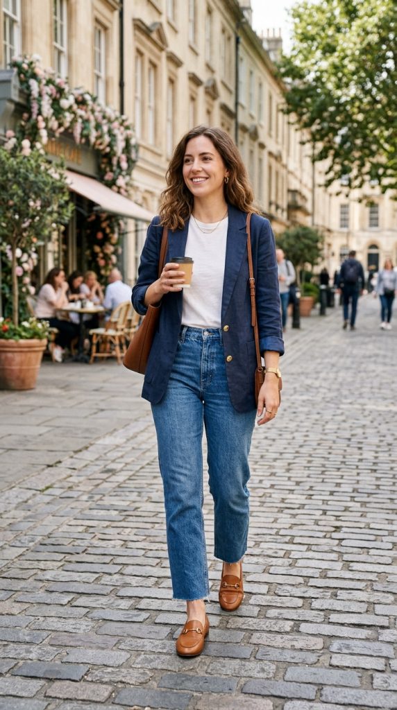 Lightweight Blazer with Jeans