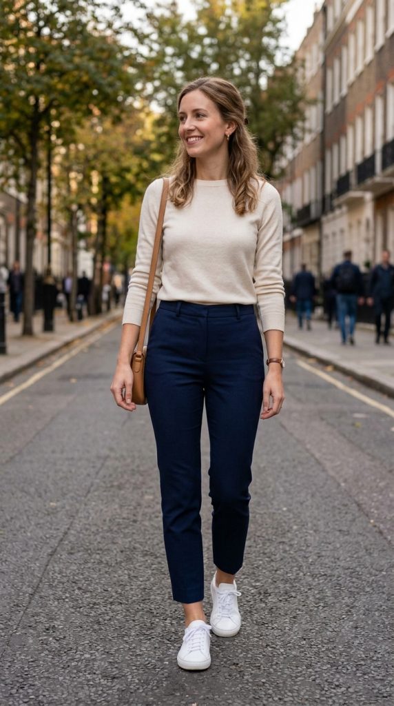  Lightweight Sweater and Ankle Pants