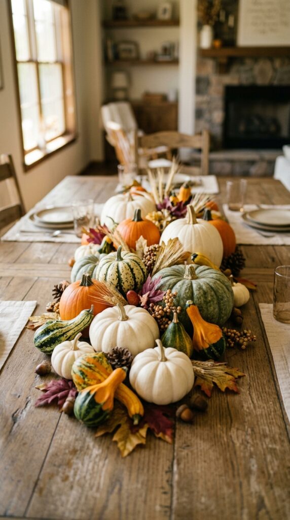 Mix Mini Pumpkins and Gourds