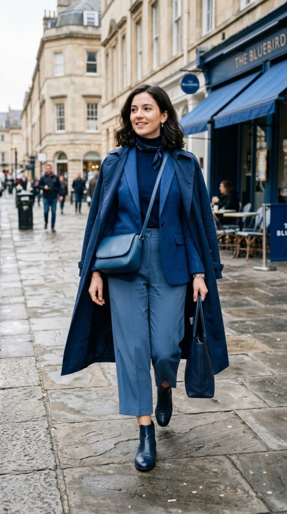 Monochrome Blue Layers