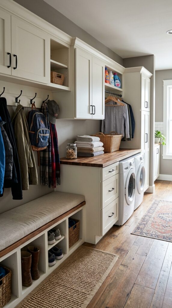Multi-Function Mudroom Station