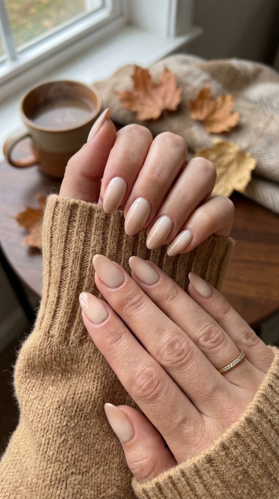 Neutral Ombre Nails