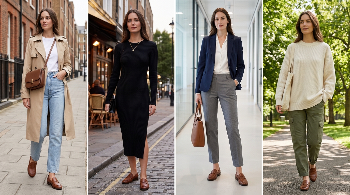 Outfit Ideas With One Pair of Shoes