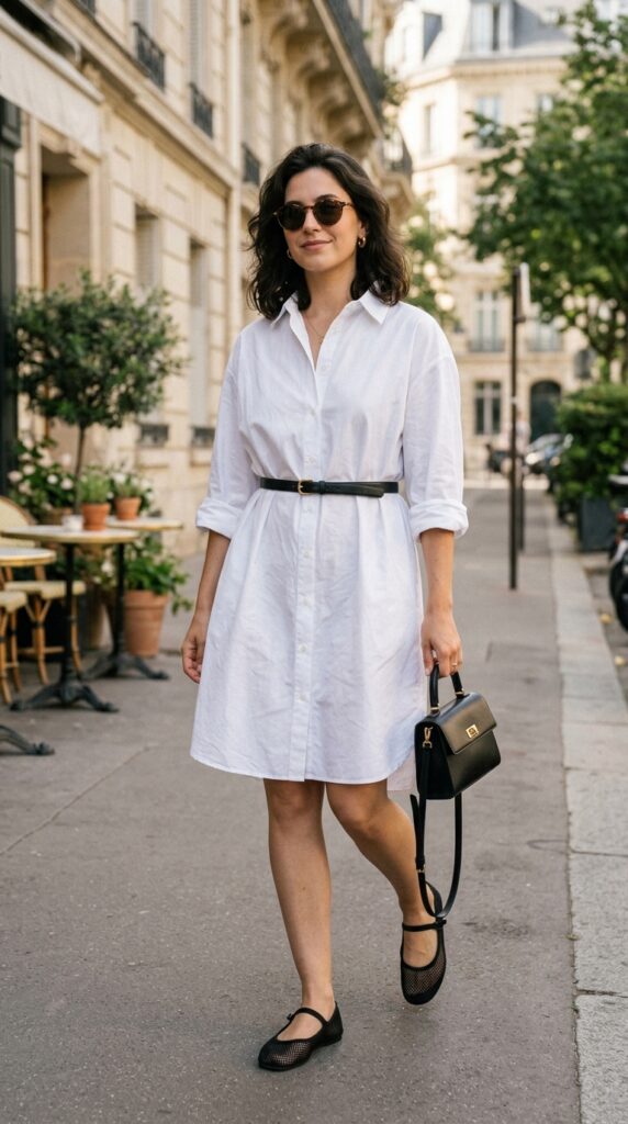 Oversized Shirt Dress