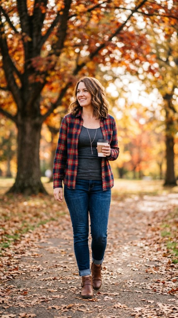 Plaid Flannel in Team Colors