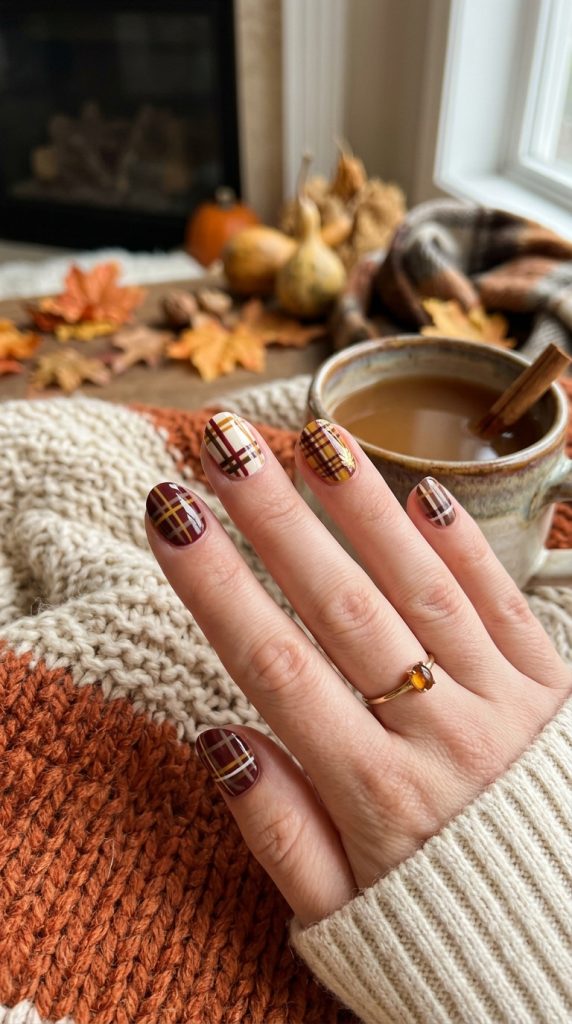 Plaid Nail Art