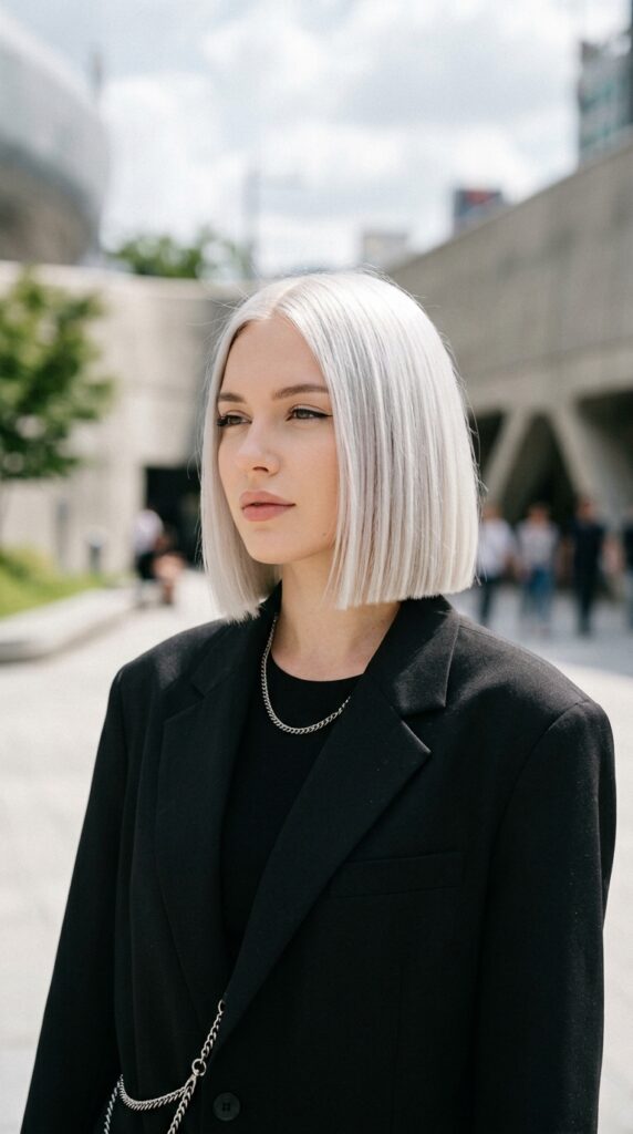  Platinum Blonde Bob