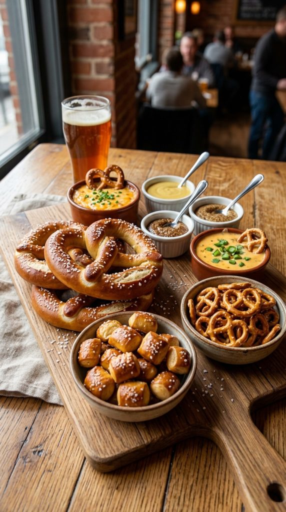 Pretzel and Dip Board