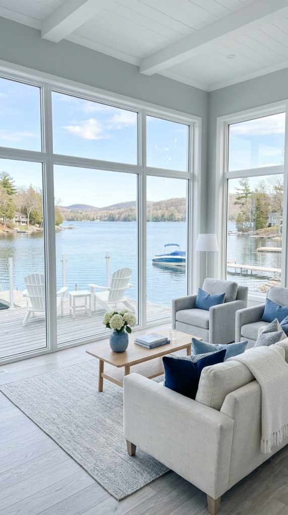 Soft Blue and White Color Palette