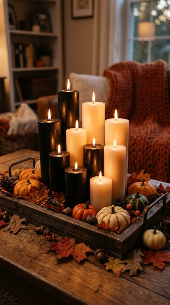 Spooky Candle Display