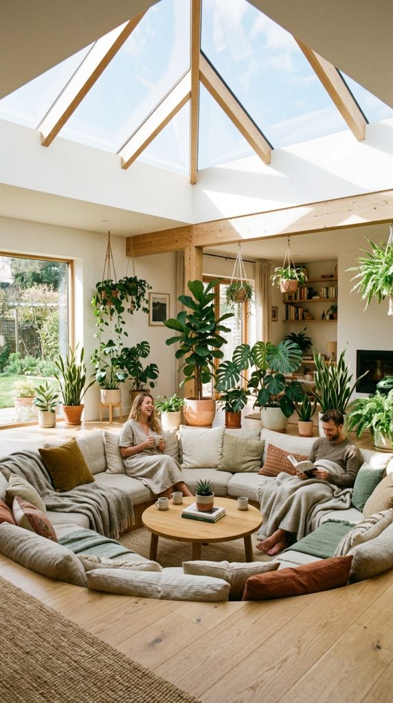 Sunken Lounge with Skylight