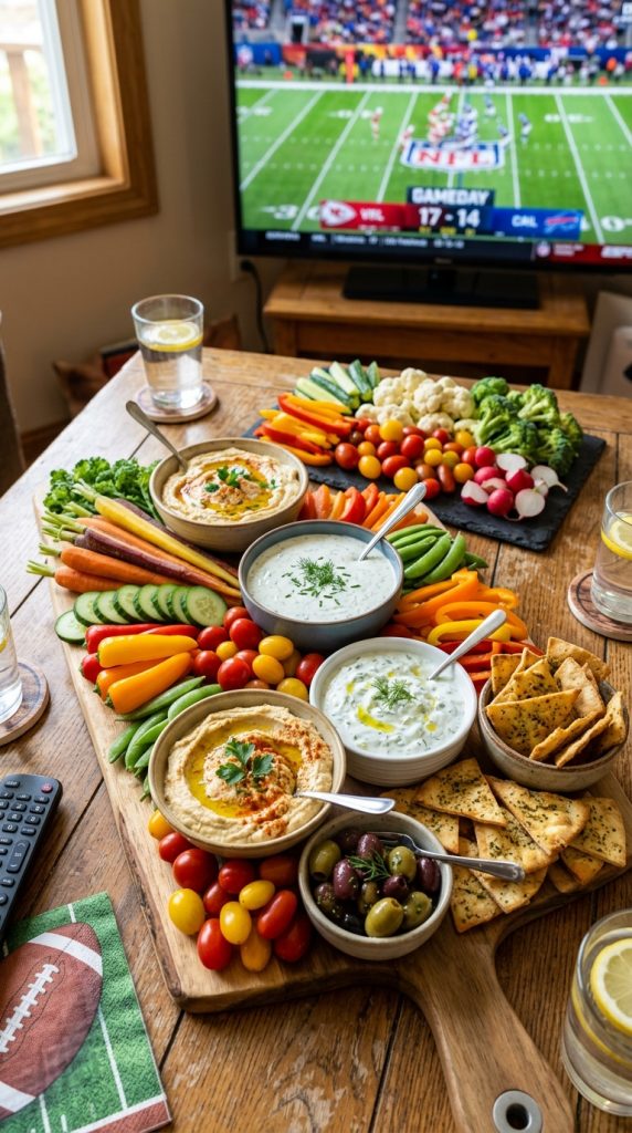 Veggie and Hummus Board