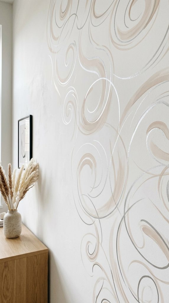 White Swirl Designs