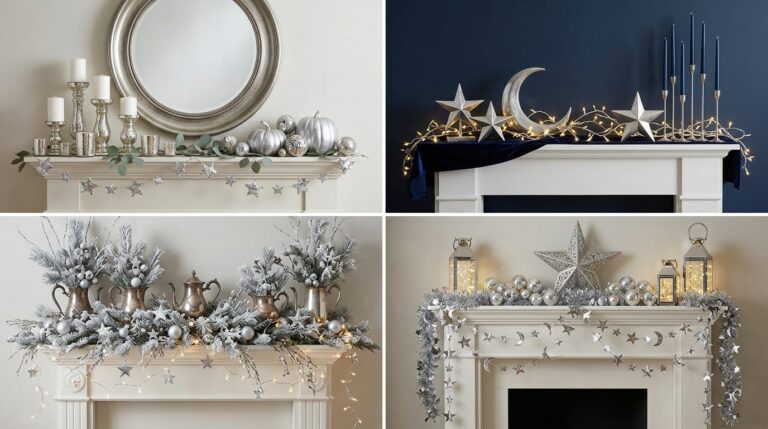 Celestial Silver Mantle Ideas