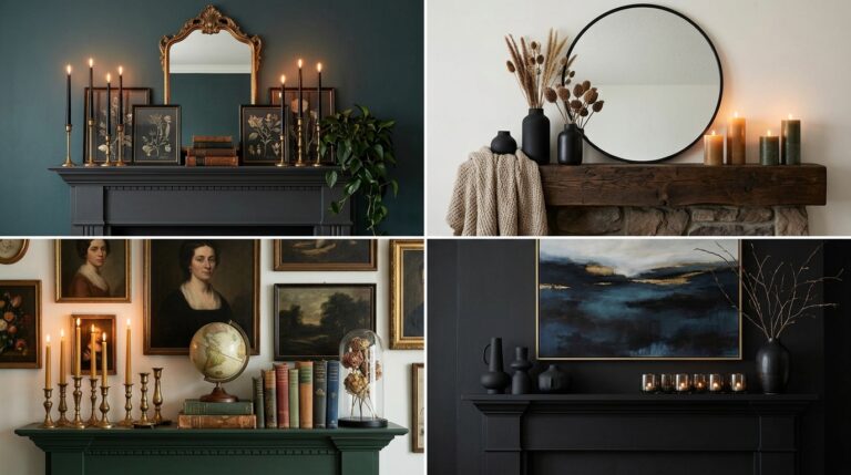 13 Moody Mantel Ideas