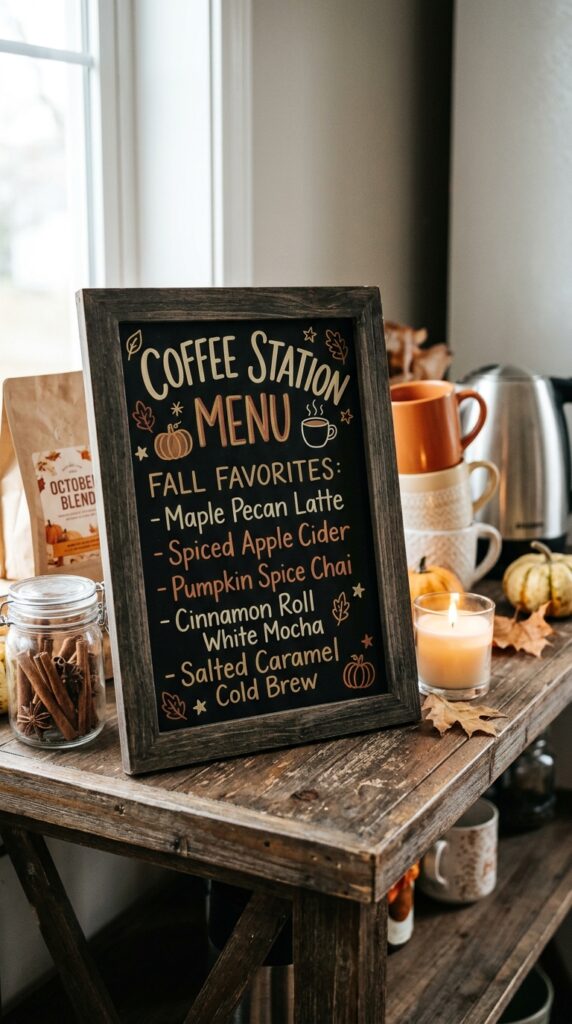 Add a Small Menu Board