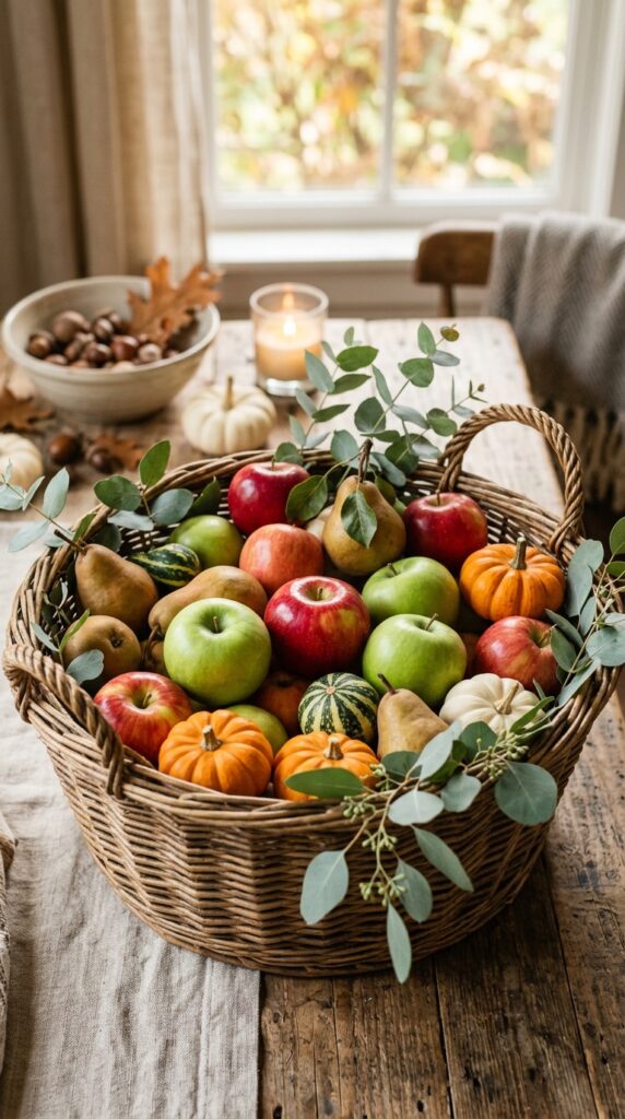 Apple Basket Centerpiece
