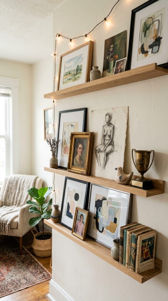 Art Display Shelves