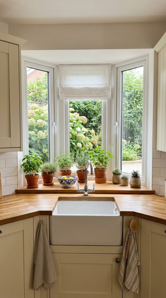 Bay Window Above the Sink