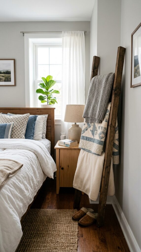 Bedroom Blanket Ladder