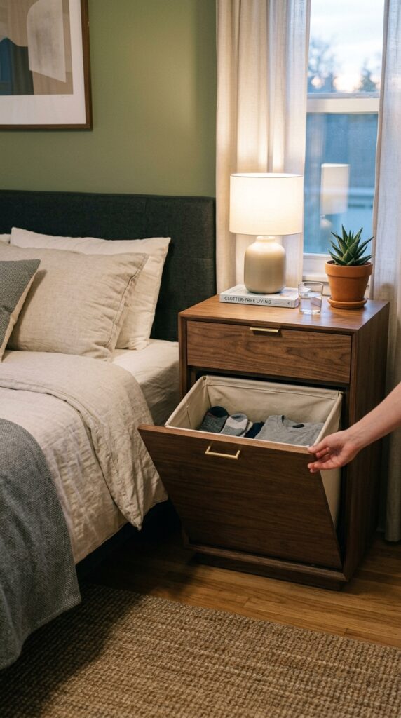 Bedside Cabinet Hamper