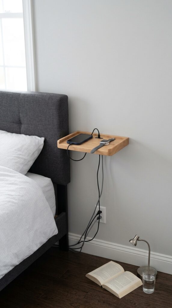 Bedside Charging Shelf