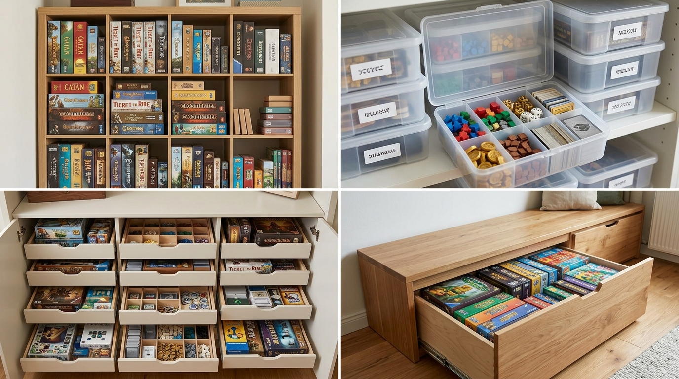 Board Game Storage Ideas