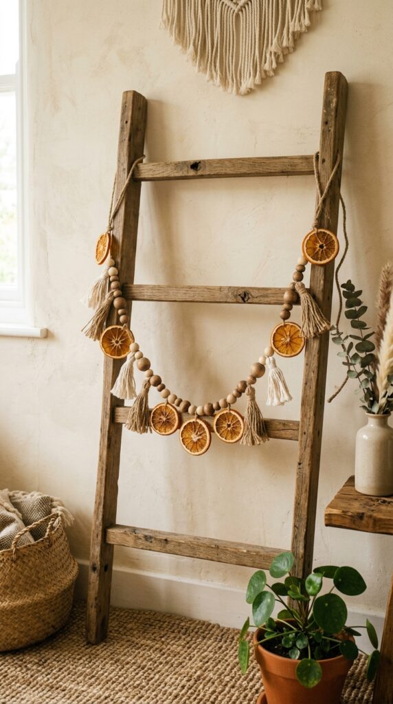 Boho Dried Orange Garland