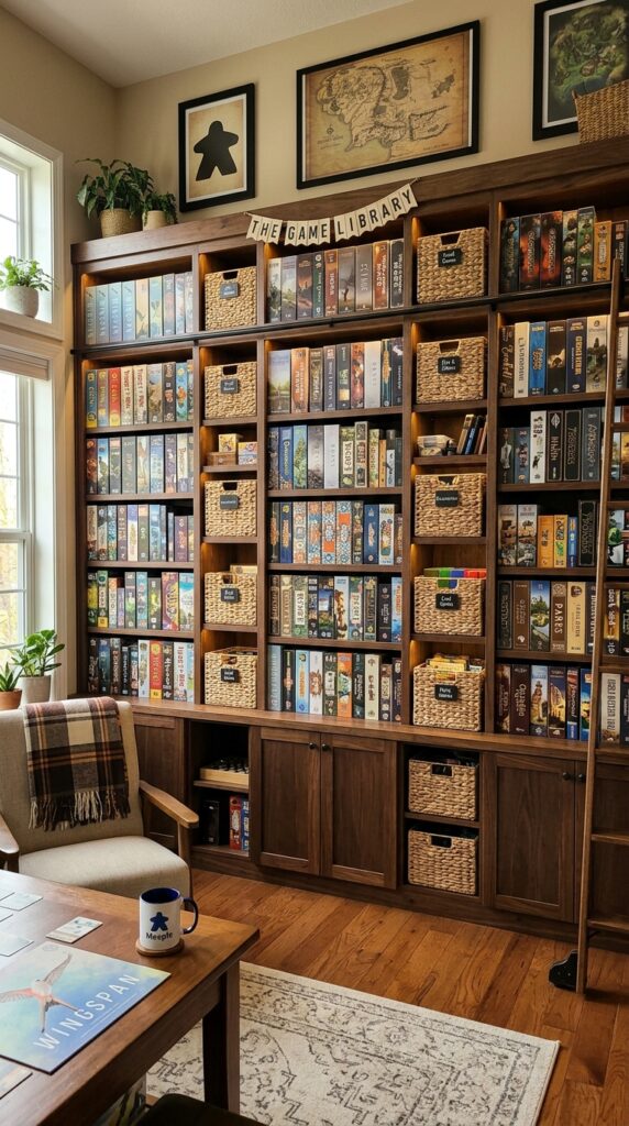 Built-In Bookshelves