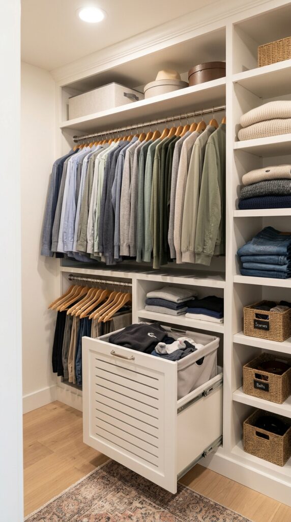 Built-In Closet Hamper