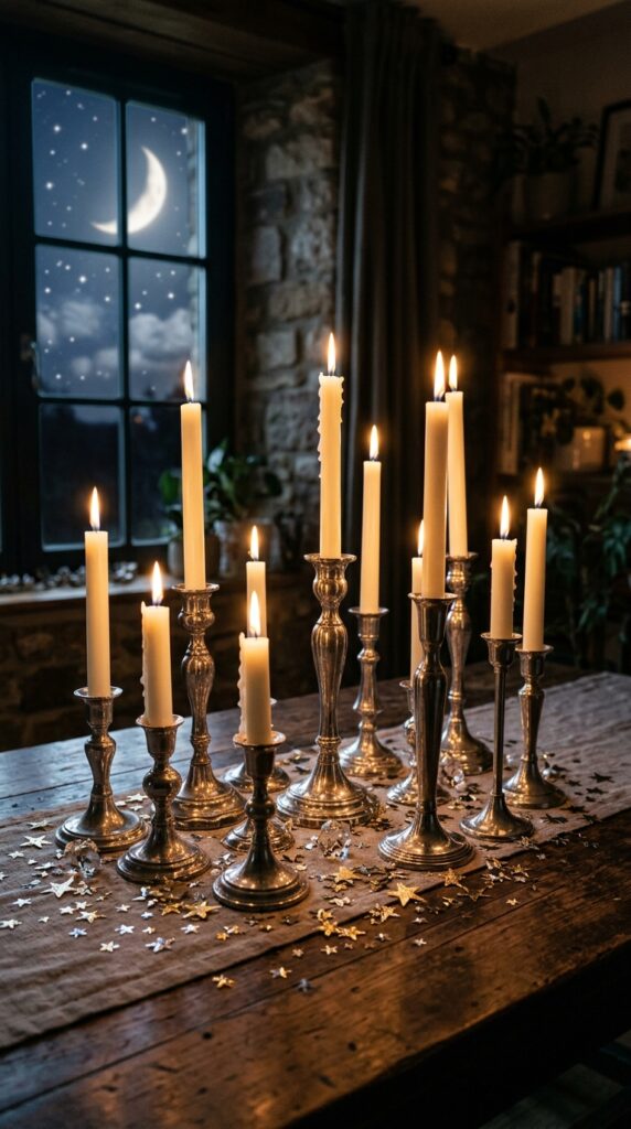 Celestial Candle Arrangement