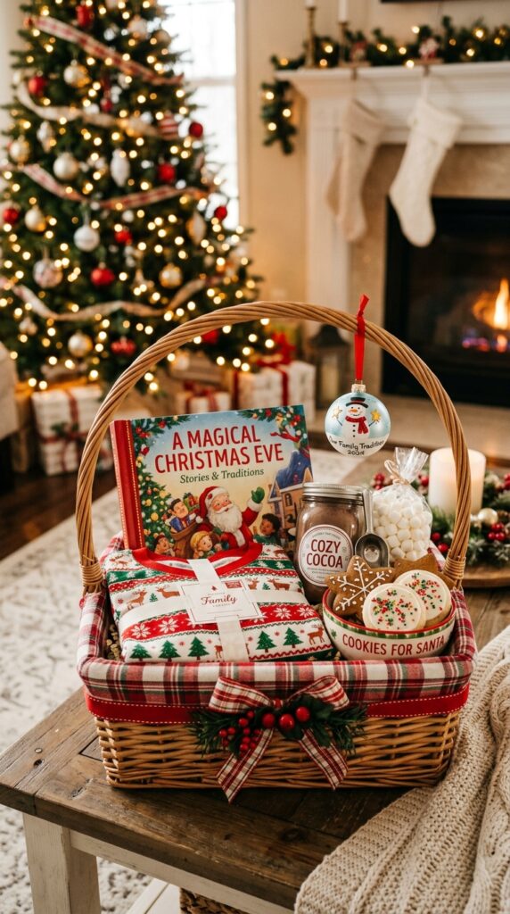 Christmas Eve Reading Basket