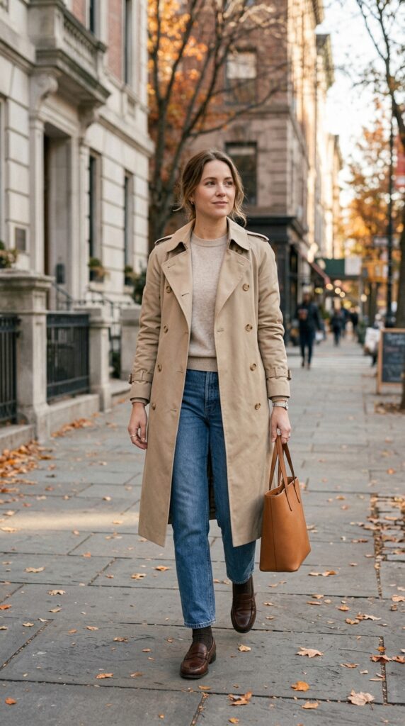 Classic Trench Coat Ensemble