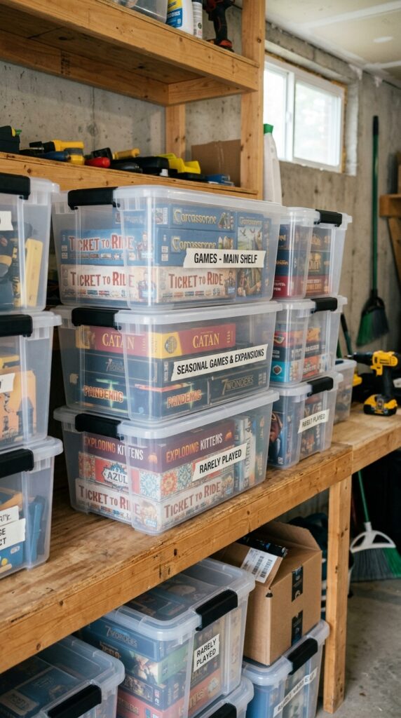 Clear Plastic Storage Bins